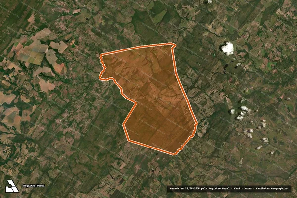 Imagem de satélite de Fazenda Ellus em JANGADA - MT