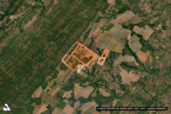 Imagem de satélite de FAZENDA MINAS GERAIS em JANGADA - MT