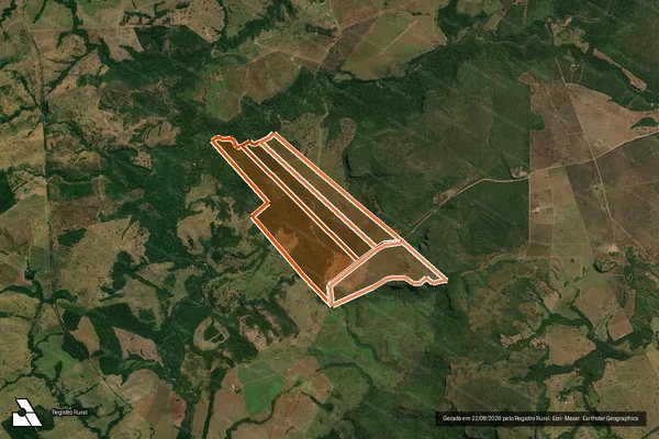 Imagem de satélite de FAZENDA RENASCER em DOM AQUINO - MT