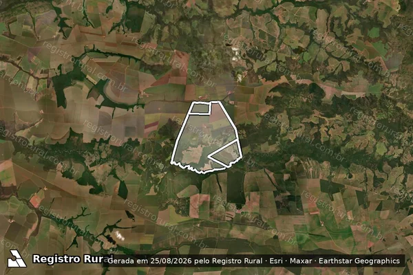 Imagem de satélite de FAZENDA BURACÃO em ITIQUIRA - MT