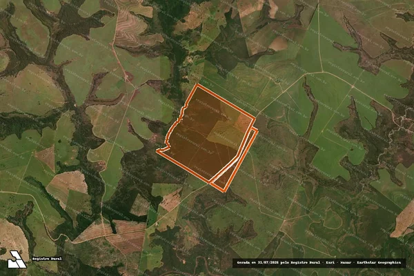 Imagem de satélite de Fazenda Vindora em ITIQUIRA - MT