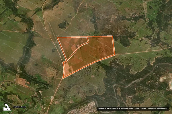 Imagem de satélite de Fazenda Bom Jardim em ITIQUIRA - MT