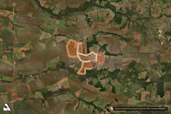 Imagem de satélite de FAZENDA SM 5 em ITIQUIRA - MT