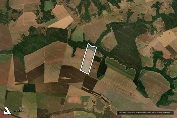 Imagem de satélite de Fazenda Elzira Lote 2 em RONDONÓPOLIS - MT