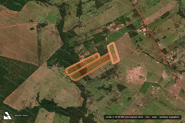 Imagem de satélite de SITIO SAO JOAO em RONDONÓPOLIS - MT