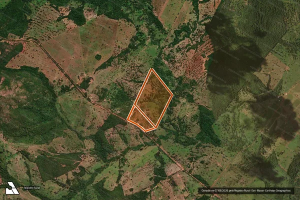Imagem de satélite de Sitio Aldeinha em RONDONÓPOLIS - MT