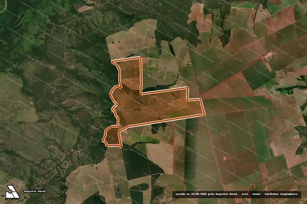 Imagem de satélite de FAZENDA BRASÍLIA em RONDONÓPOLIS - MT