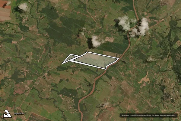 Imagem de satélite de Fazenda Paulinho em RONDONÓPOLIS - MT