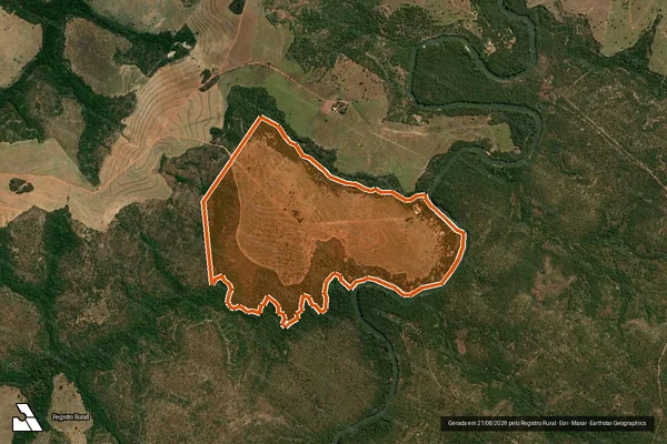 Imagem de satélite de Sitio Sao Nelson em ALTO ARAGUAIA - MT