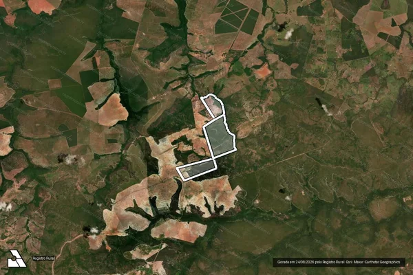 Imagem de satélite de Faz Buriti Alegre em GENERAL CARNEIRO - MT