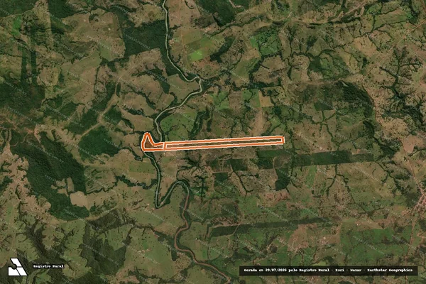 Imagem de satélite de Fazenda Bom Jesus em POXORÉU - MT