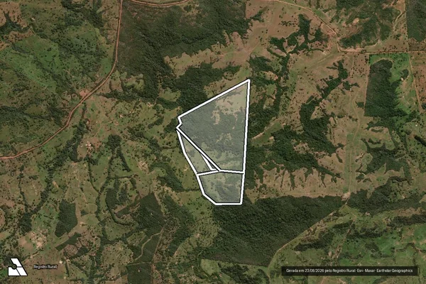 Imagem de satélite de FAZENDA VITORIA PONTUAL em POXORÉU - MT