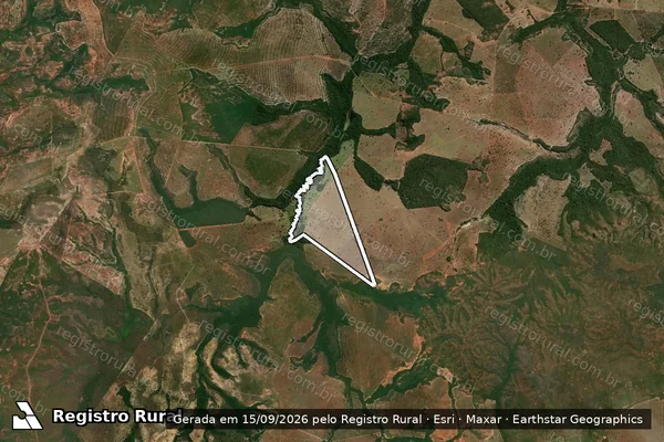 Imagem de satélite de FAZENDA SANTA MONICA em PONTAL DO ARAGUAIA - MT