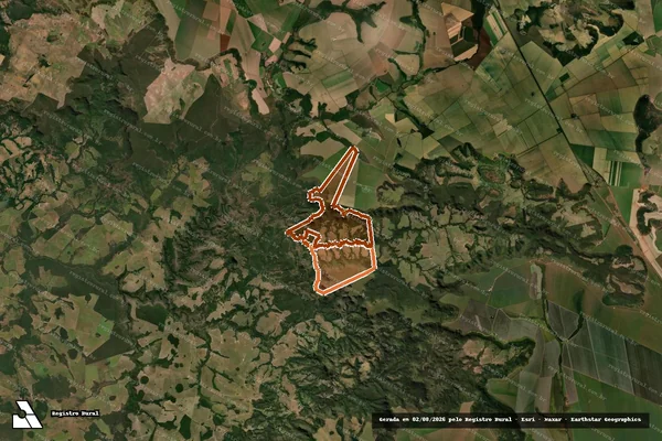 Imagem de satélite de FAZENDA SERRA DO ATALHO em ALTO TAQUARI - MT