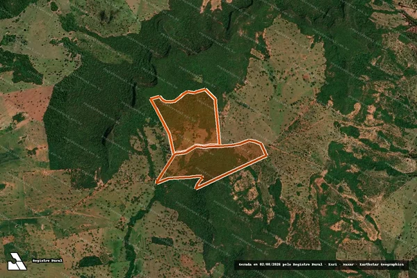 Imagem de satélite de Chacara Santa Helena em ANASTÁCIO - MS