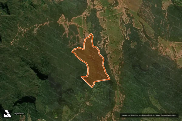 Imagem de satélite de Chc N S Aparecida em AQUIDAUANA - MS