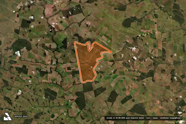 Imagem de satélite de Fazenda Onca Pintada em RIBAS DO RIO PARDO - MS