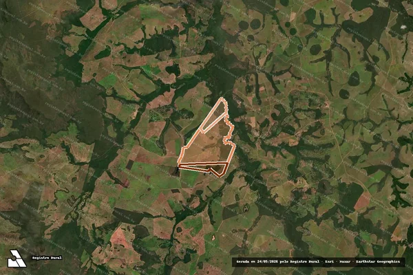 Imagem de satélite de FAZENDA RECANTO em ALCINÓPOLIS - MS