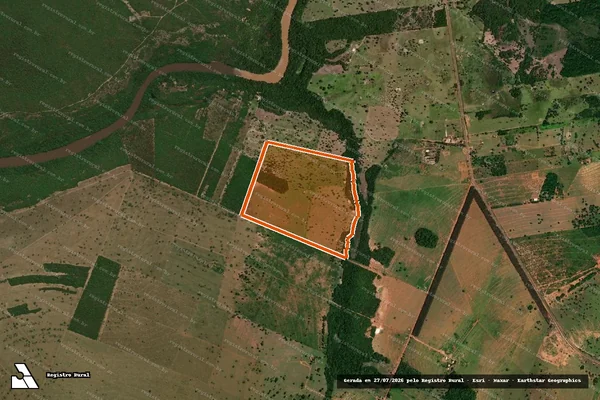 Imagem de satélite de Estância Bom Jesus em COXIM - MS