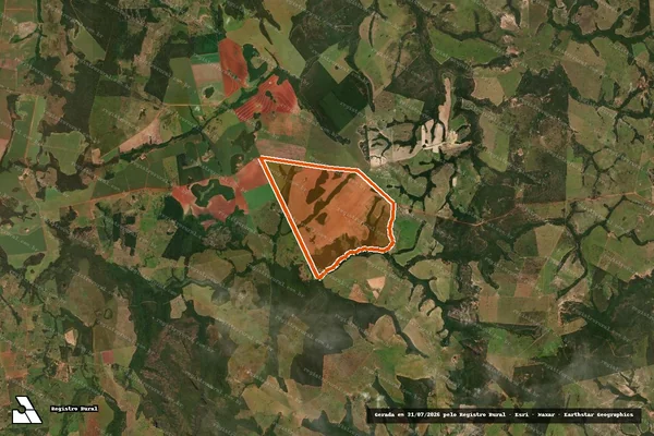 Imagem de satélite de Fazenda Sao Jose em PEDRO GOMES - MS