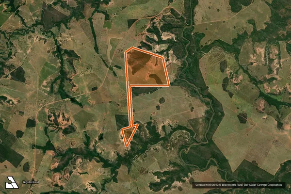 Imagem de satélite de Fazenda Esperança em SÃO GABRIEL DO OESTE - MS