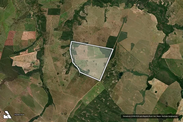 Imagem de satélite de FAZENDA CONQUISTA em SÃO GABRIEL DO OESTE - MS