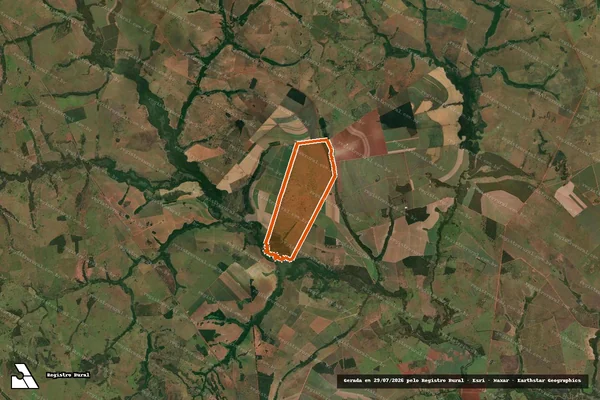 Imagem de satélite de Fazenda Barakat em PARANAÍBA - MS