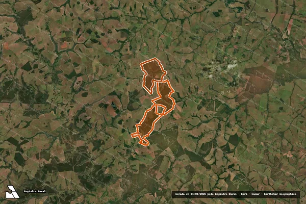 Imagem de satélite de Fazenda Colorado em PARANAÍBA - MS