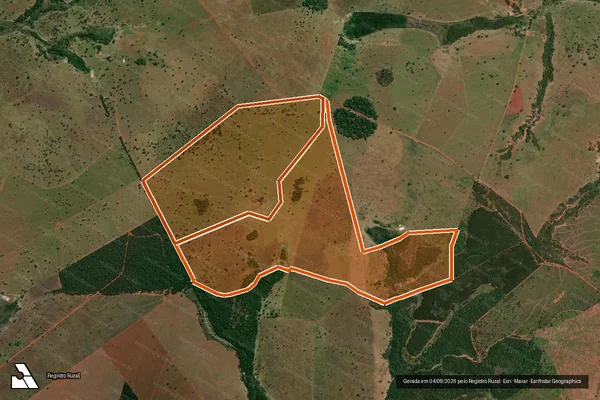Imagem de satélite de Fazenda Primavera em PARANAÍBA - MS