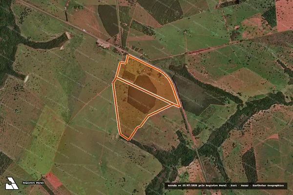 Imagem de satélite de Sitio Ribeirão Grande Ii em Paranaíba - MS