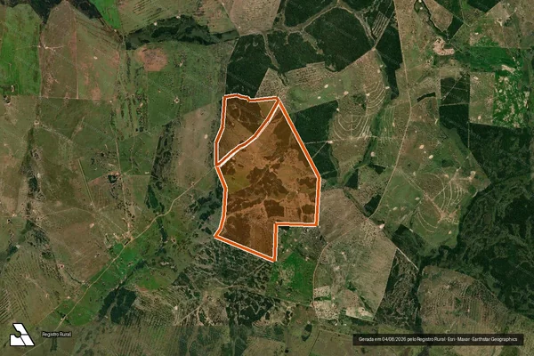 Imagem de satélite de Fazenda Sao Judas Tadeu em CARACOL - MS