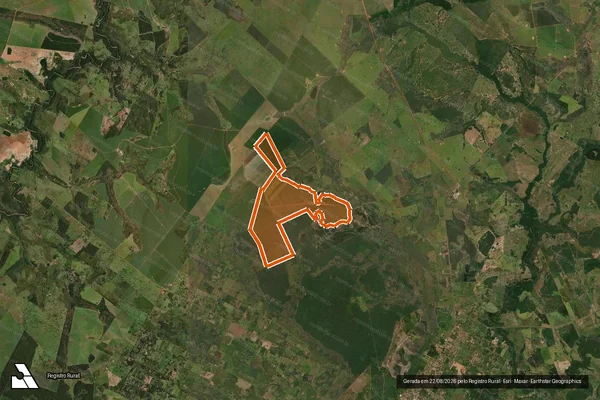 Imagem de satélite de Fazenda Sao Jose em BELA VISTA - MS