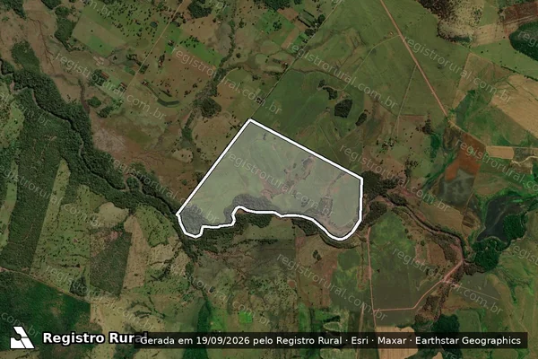 Imagem de satélite de Fazenda Agua Limpa em GUIA LOPES DA LAGUNA - MS