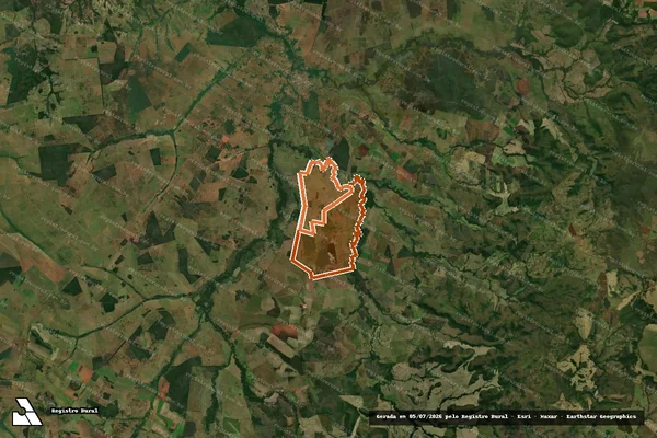 Imagem de satélite de Fazenda Recanto Do Nioaque em NIOAQUE - MS