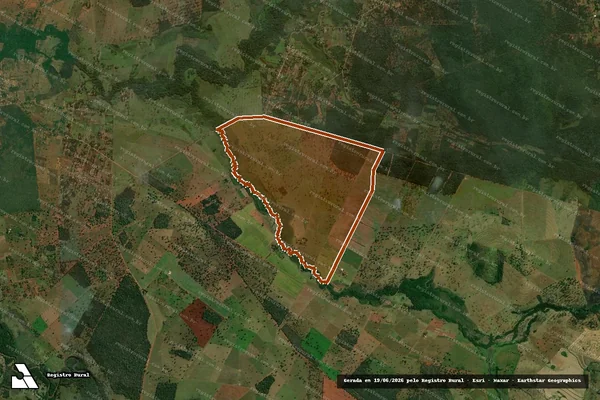Imagem de satélite de Fazenda Rincão Fino em NIOAQUE - MS