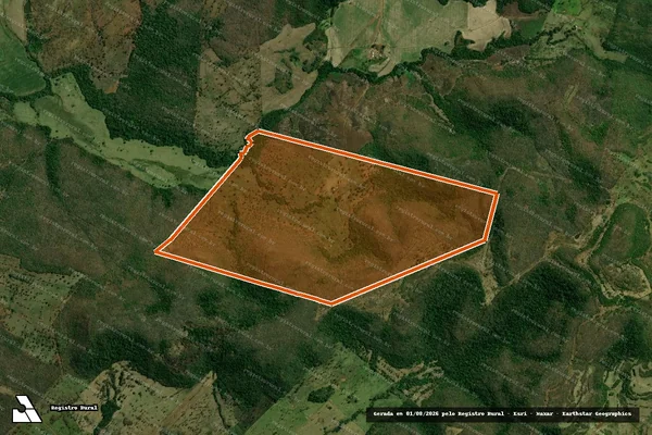 Imagem de satélite de Fazenda Rancho Fundo em NIOAQUE - MS