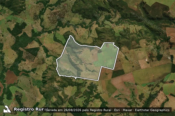 Imagem de satélite de Fazenda China Branca em BANDEIRANTES - MS