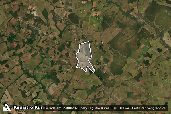 Imagem de satélite de Faz Alegria em CAMPO GRANDE - MS