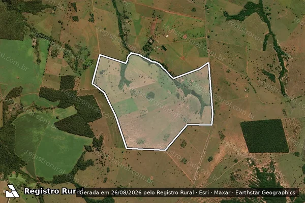 Imagem de satélite de Fazenda N S Perpetuo Socorro em CAMPO GRANDE - MS