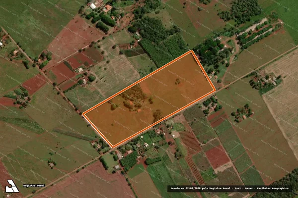 Imagem de satélite de CHACARÁ ARCO IRIS em CAMPO GRANDE - MS