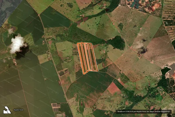 Imagem de satélite de Chacara Tres Barras em CAMPO GRANDE - MS