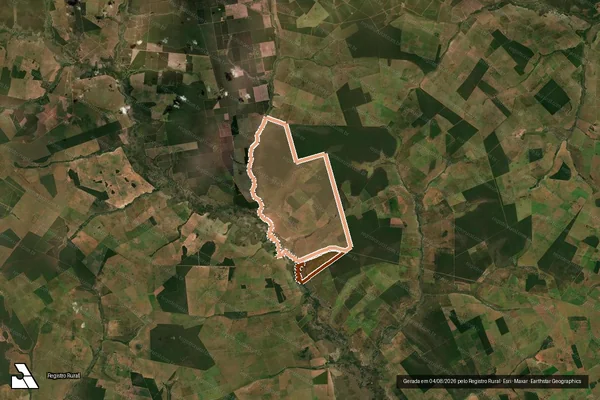 Imagem de satélite de FAZENDA SOL NASCENTE I - ÁREA 01 em RIBAS DO RIO PARDO - MS