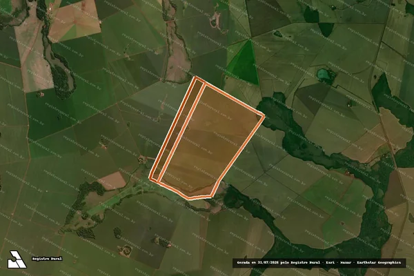 Imagem de satélite de ESTANCIA NOSSA SRA DA ABADIA em MARACAJU - MS
