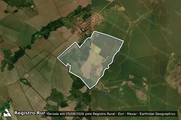 Imagem de satélite de Estancia Paraiso em MARACAJU - MS