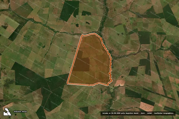Imagem de satélite de Fazenda Lontrinha em RIBAS DO RIO PARDO - MS