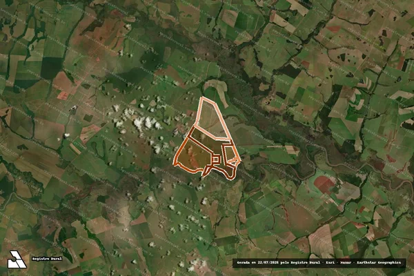 Imagem de satélite de Fazenda Havana em RIO BRILHANTE - MS