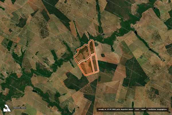 Imagem de satélite de Fazenda Campina Verde PARTE 1 E 2 em ROCHEDO - MS