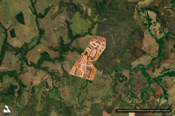 Imagem de satélite de Fazenda Boa Sorte em ROCHEDO - MS