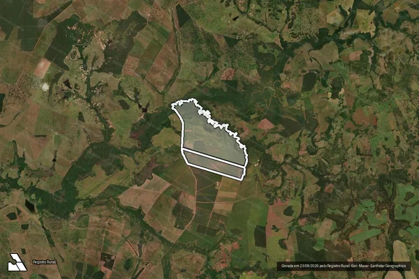 Imagem de satélite de Fazenda Bela Vitoria em ROCHEDO - MS