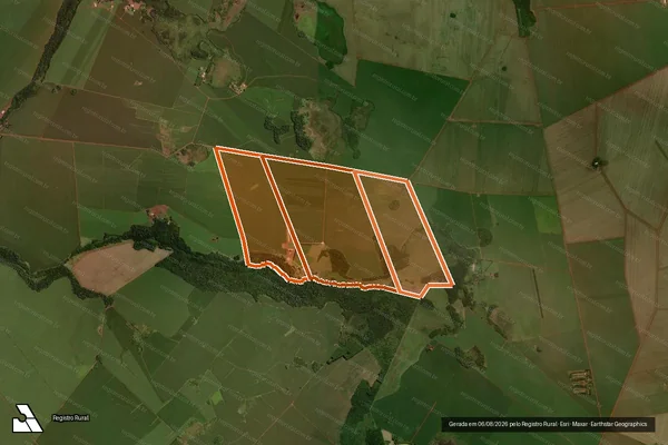 Imagem de satélite de FAZENDA PRIMAVERA em SIDROLÂNDIA - MS